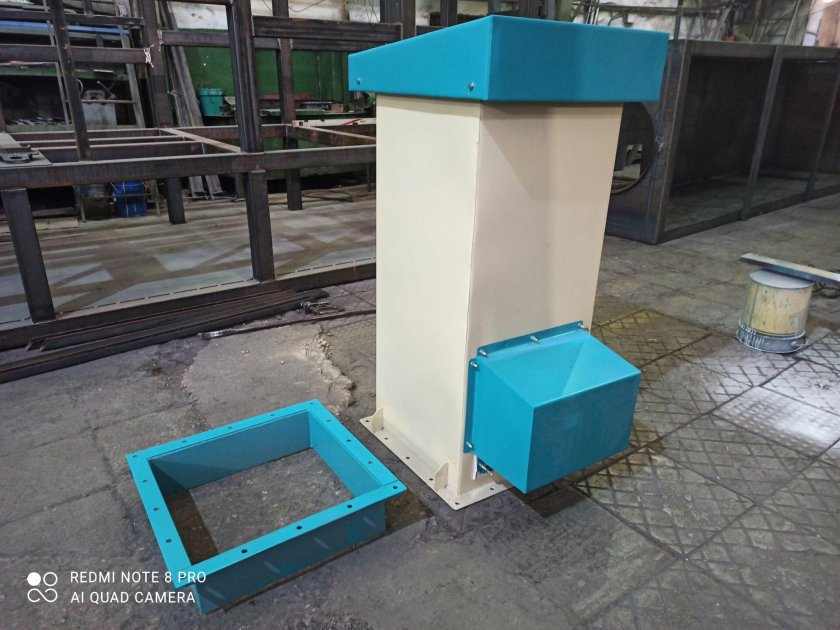 Фильтр цементный для силоса с виброочисткой