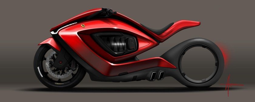 Мотоцикл Ferrari