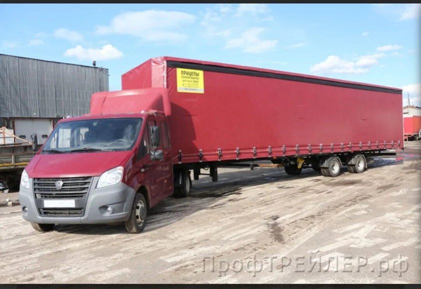 Газель полуприцеп 12 метров грузоподъемность