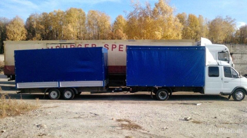 Газель 6 метров с прицепом