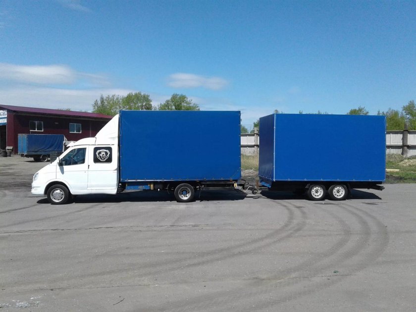 Газель Некст 6 метров с прицепом