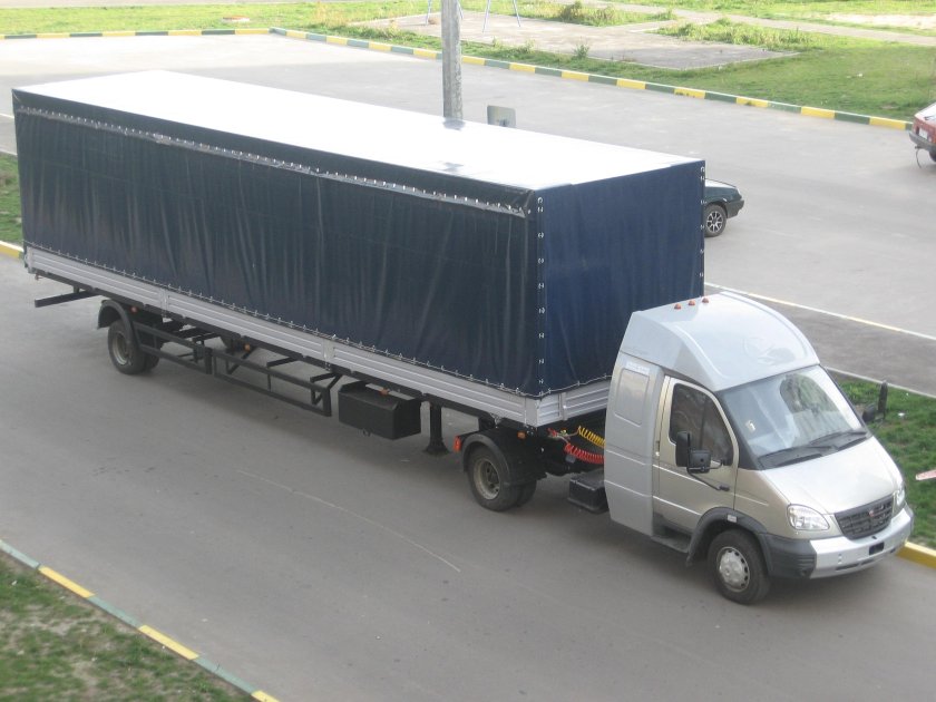 Газель полуприцеп 12 метров