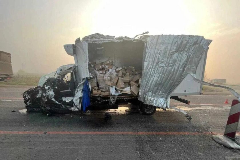 Авария КАМАЗ на Тамбовской трассе