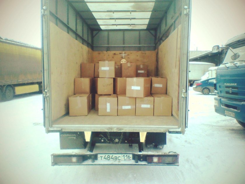 Газель Некст разгрузка палетт