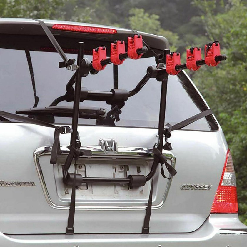 Universal Rear 3 Bike Carrier Rack