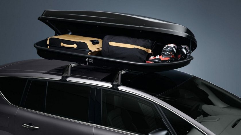 Бокс на крышу Тигго 4