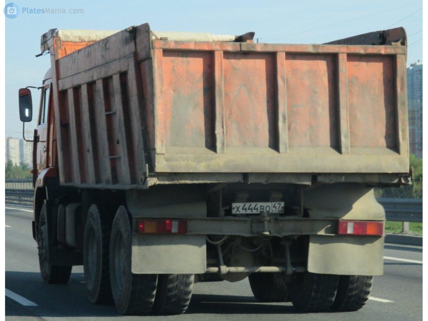 КАМАЗ 6520 сзади