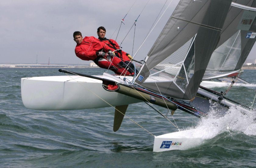 Парусный катамаран Торнадо