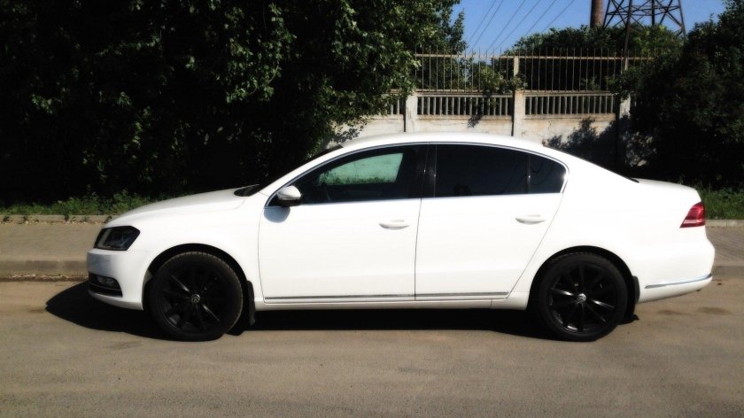 Passat b7 черные диски