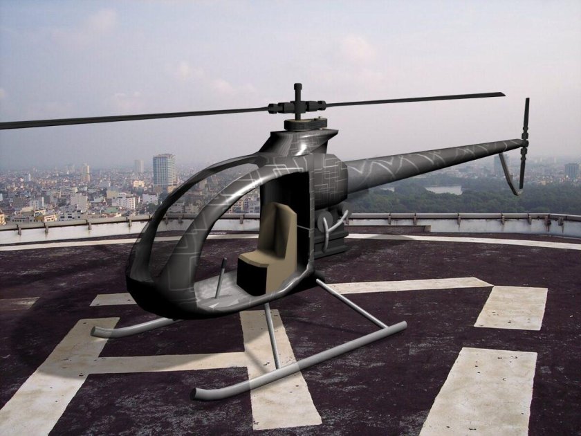 Одноместный вертолет