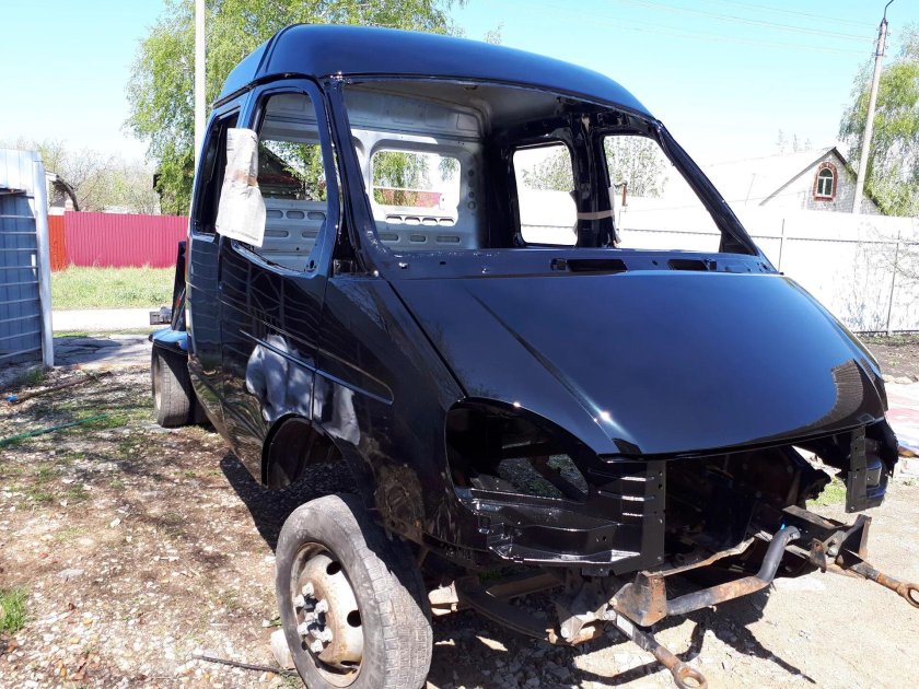 Покраска кабины Газель 3302