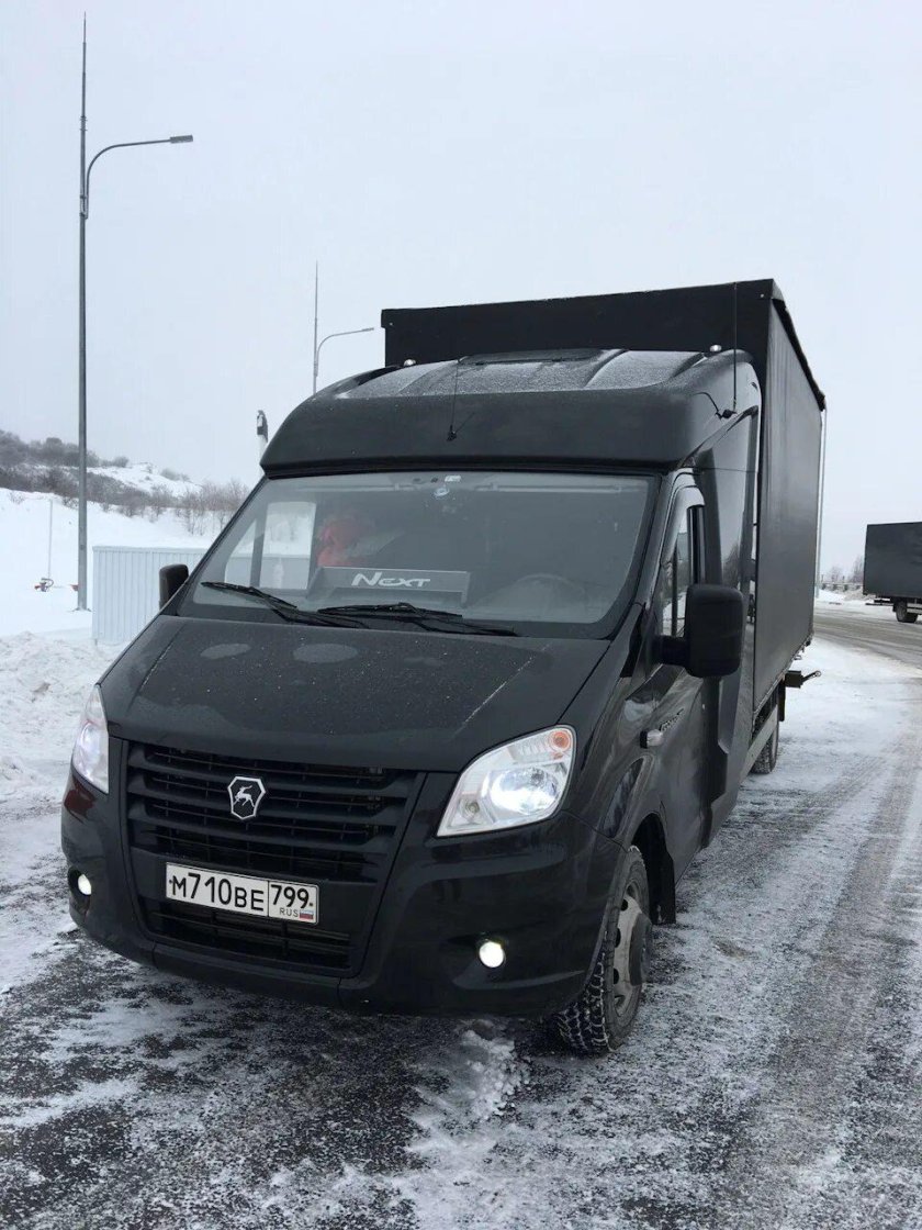 Газель Некст черная