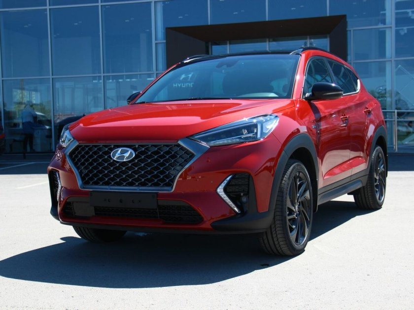 Хендай Туксон красная 2020