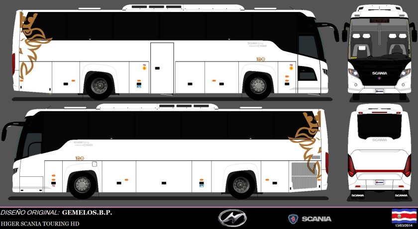 Hyundai Universe Space Luxury чертеж