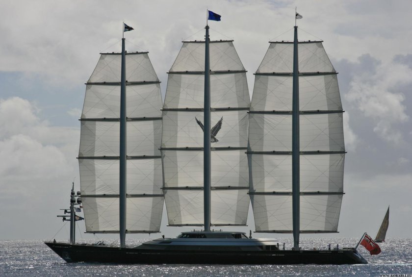 Парусная яхта Maltese Falcon