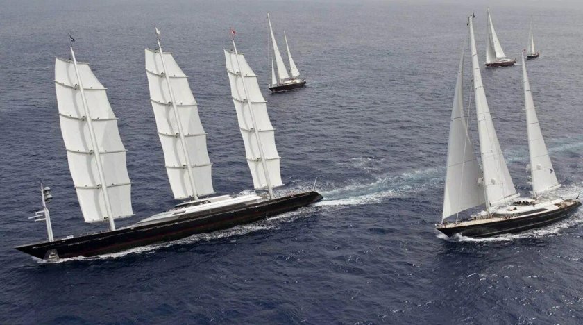 Парусная яхта Maltese Falcon