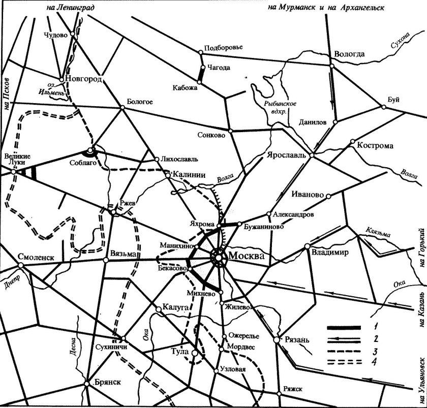 Московская железная дорога карта