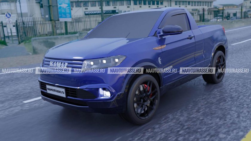 Новый пикап КАМАЗ 2022