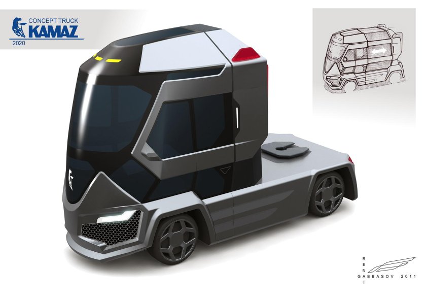 Новый грузовик КАМАЗ 2020