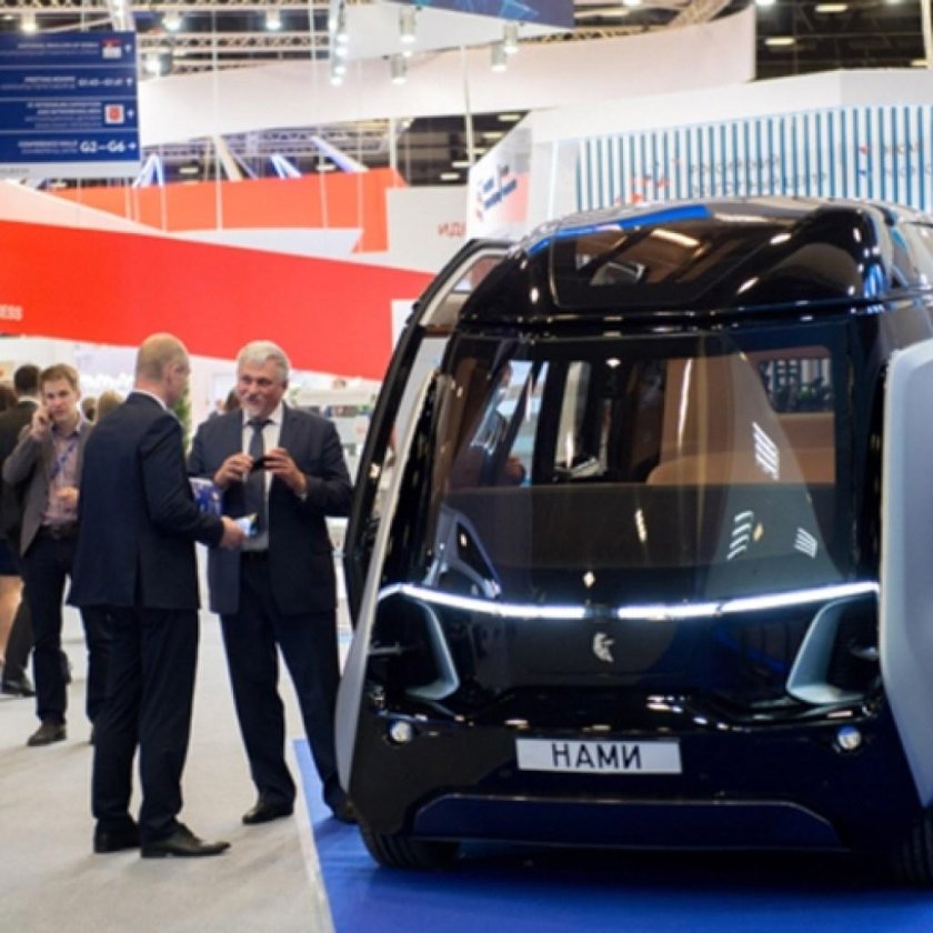 КАМАЗ-1221 Шатл беспилотный автобус