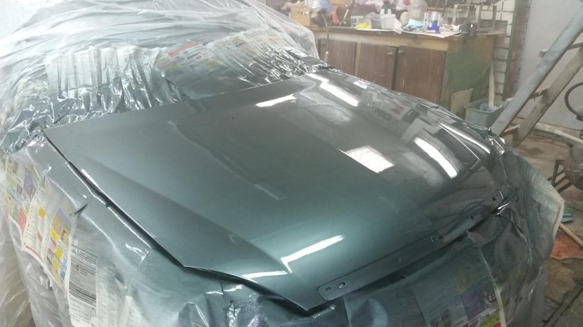 Покраска капота Приоры