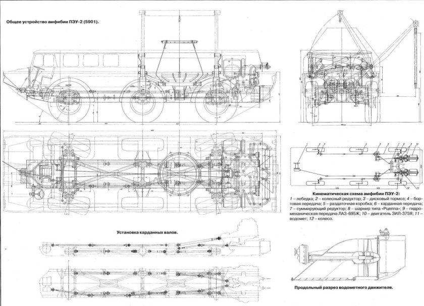 ЗИЛ 167 трансмиссия