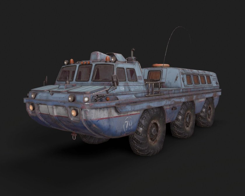 Вездеход ЗИЛ-49065 синяя птица