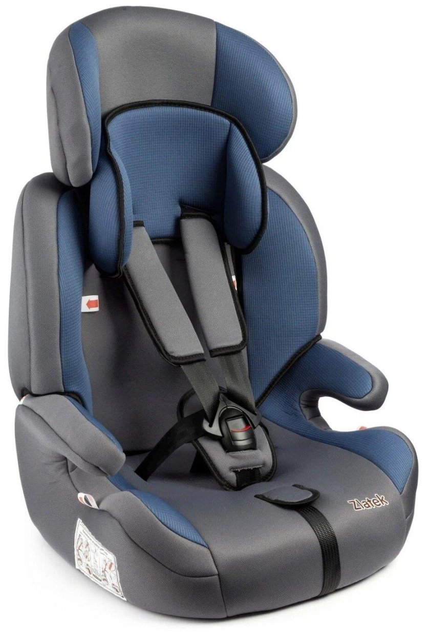 Автокресло Златек голубое