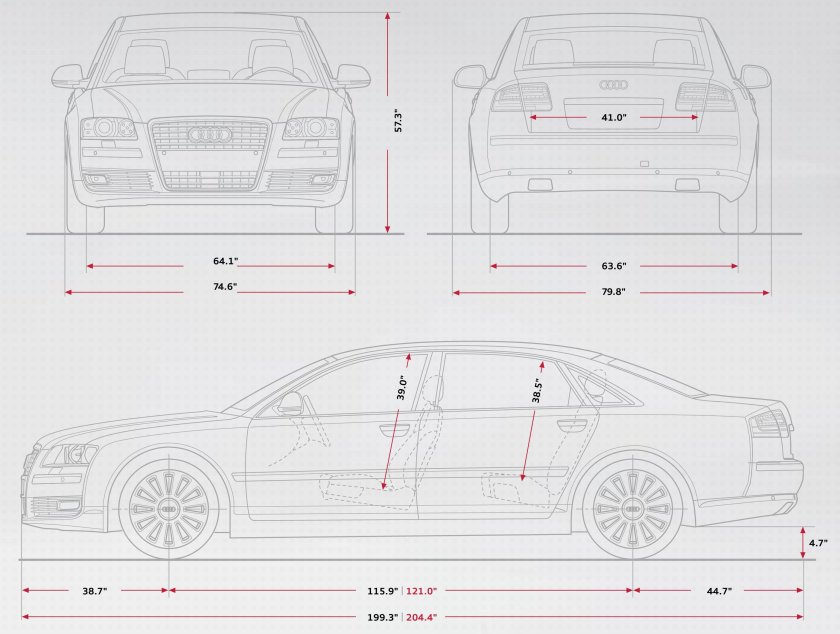 Audi a5 Coupe Blueprint