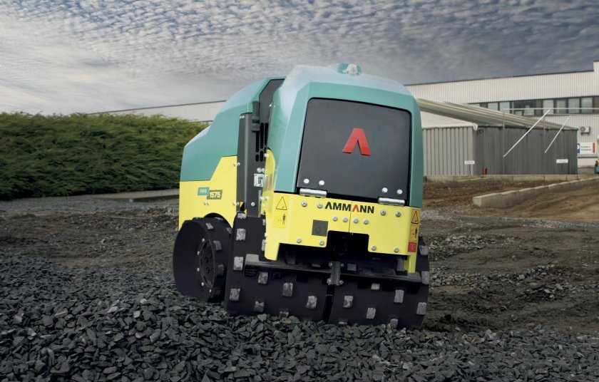 Траншейный виброкаток Ammann
