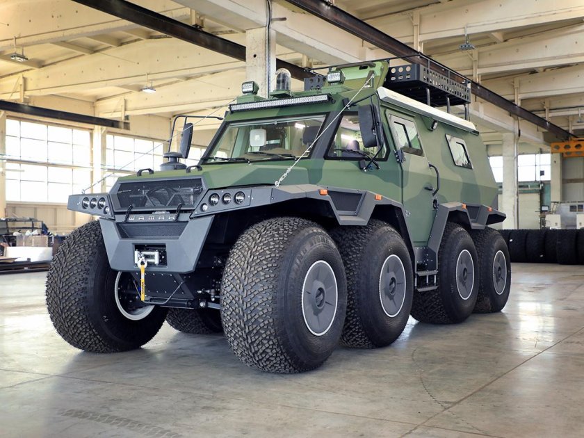 Вездеход авторос шаман 8x8