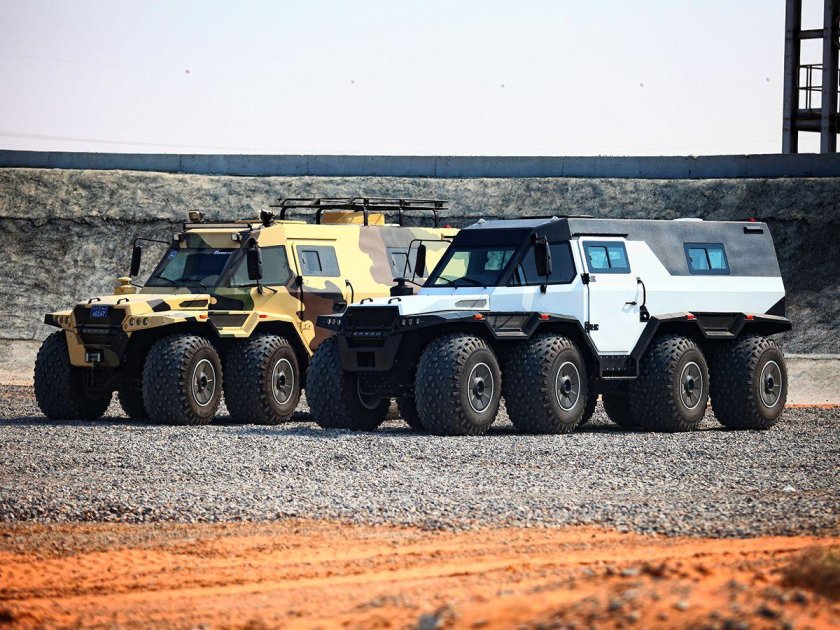 Снегоболотоход шаман 8х8