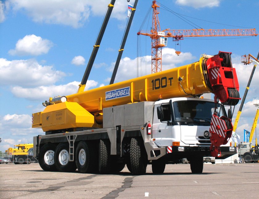 Краны Ивановец 100т