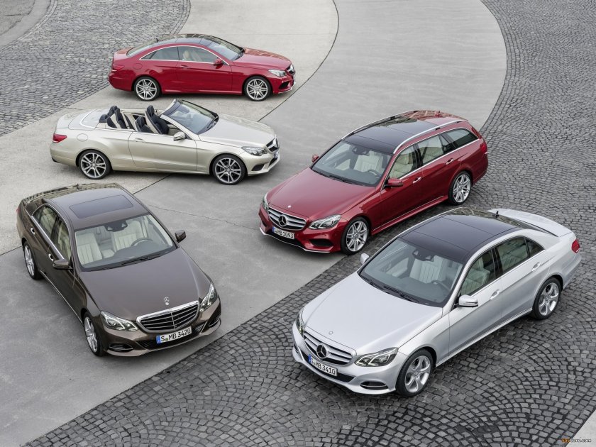 Эволюция Mercedes Benz е class