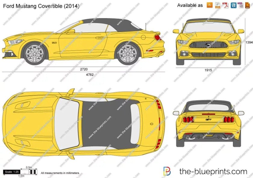 Ford Mustang 2015 Blueprint