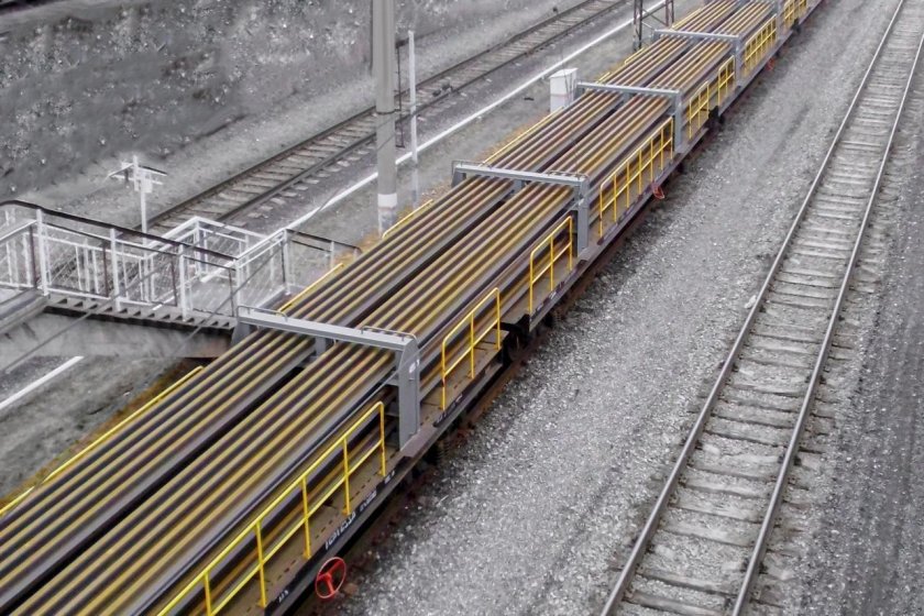 Рельсовозный состав РС-800/1