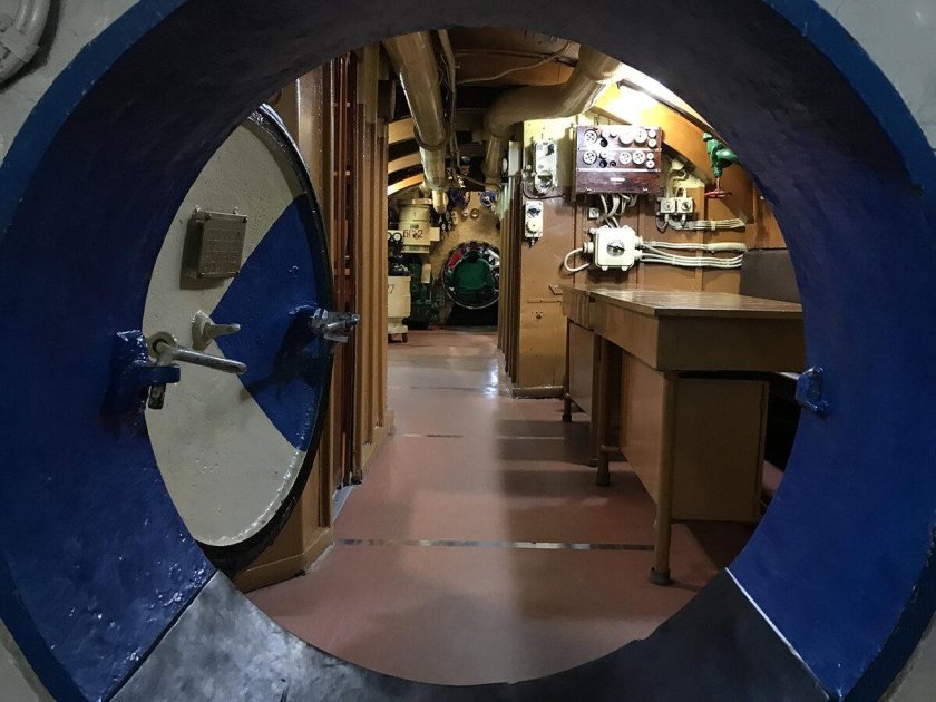 Душевая на подводной лодке