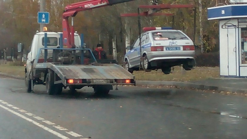 КАМАЗ эвакуатор ДПС