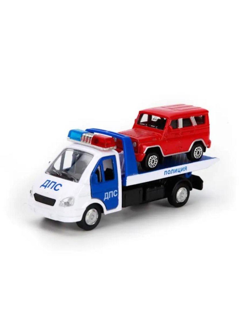 Технопарк машинки эвакуатор полиция Газель