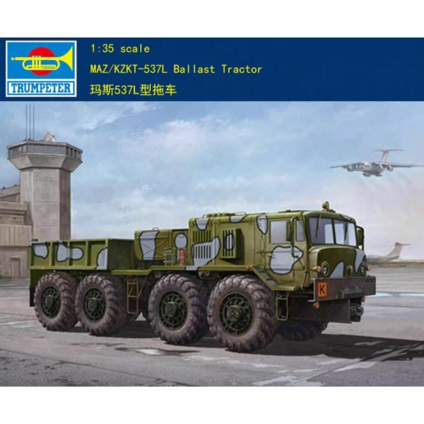 01005 техника и вооружение kzkt-537l tractor (1:35)