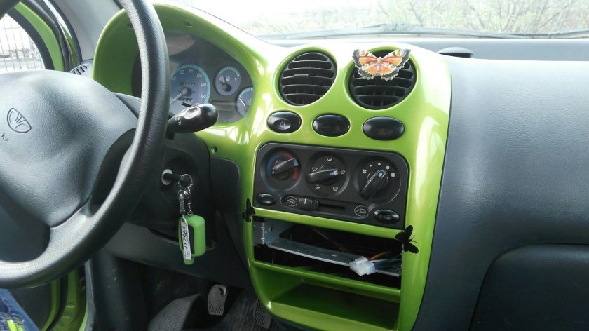 Панель управления Дэу Матиз