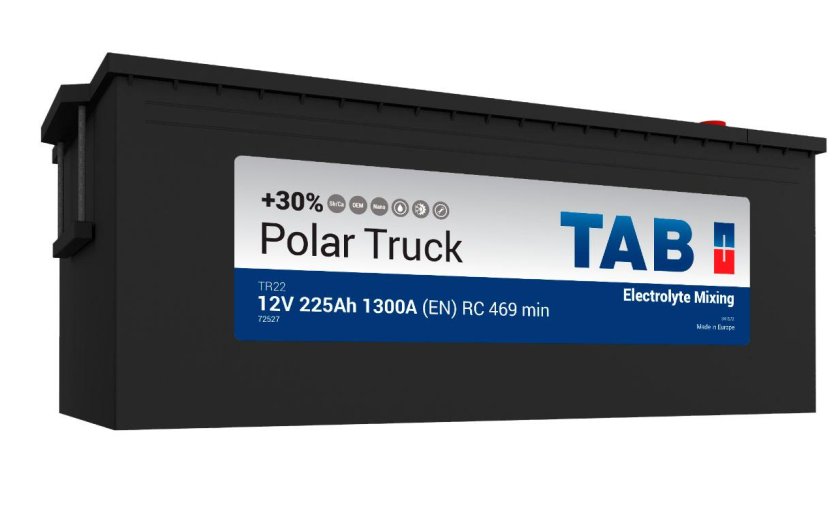 Автомобильный аккумулятор tab polar truck