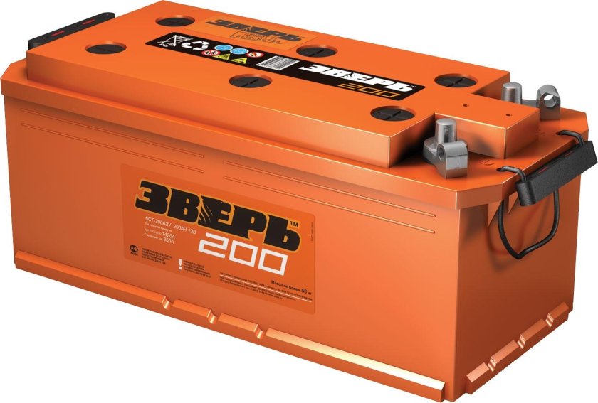 Аккумулятор зверь ТТ 6ст-190.3