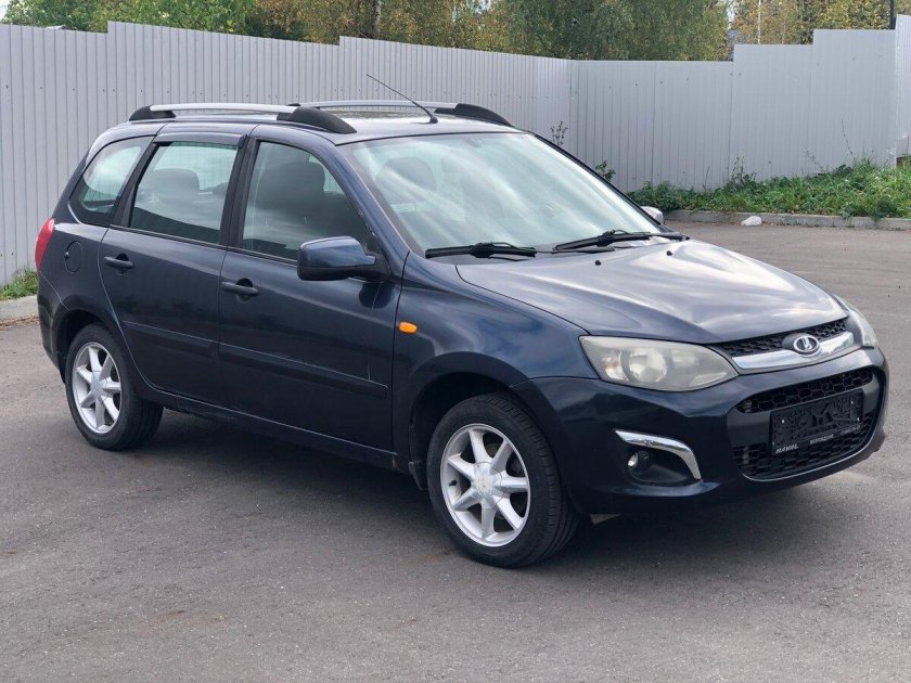 Лада Калина 2 универсал бордовая