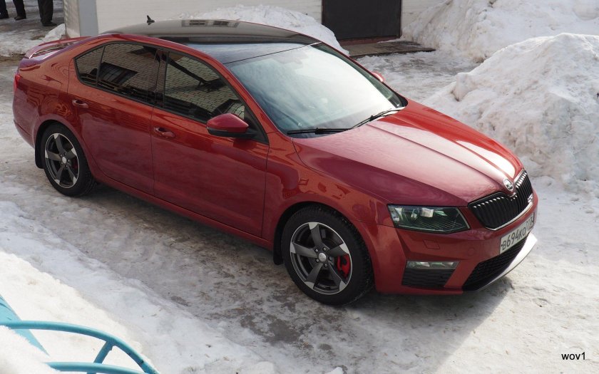 Красная Октавия а7