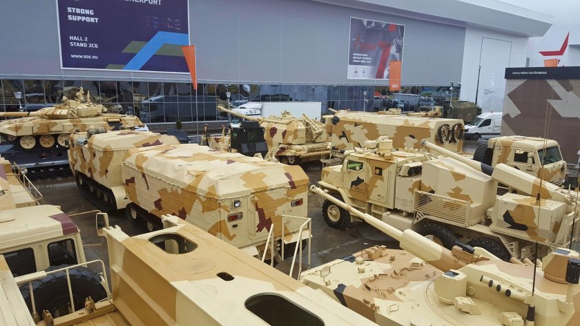 Пустынный камуфляж техники России