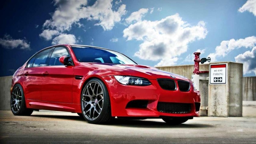 BMW m3 e90 Red
