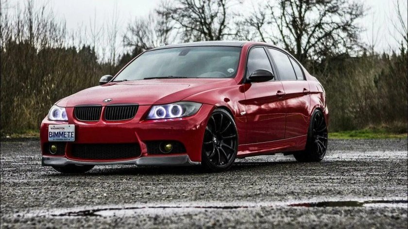 BMW e90 Red