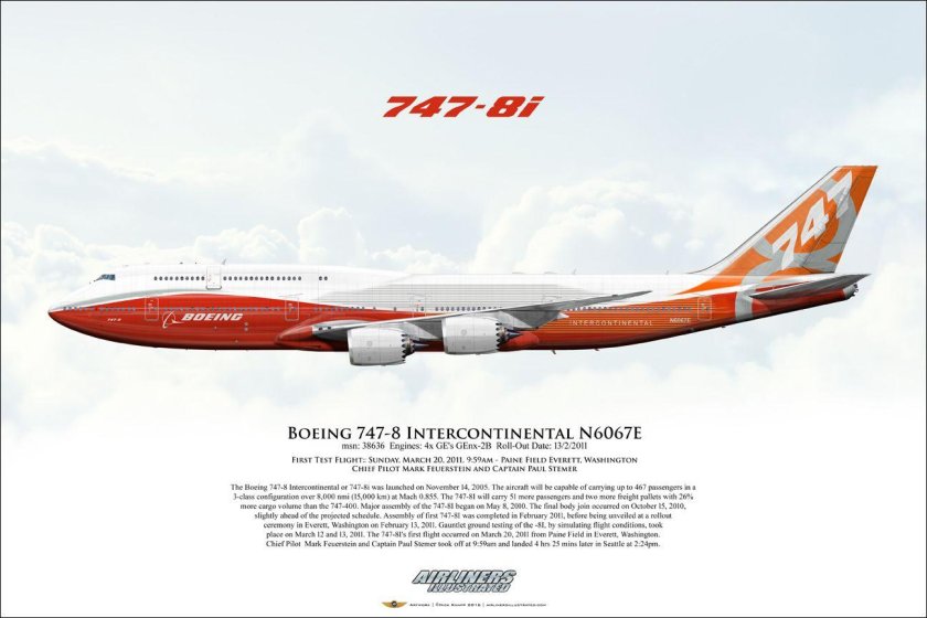 Чертежи Boeing 747-8i
