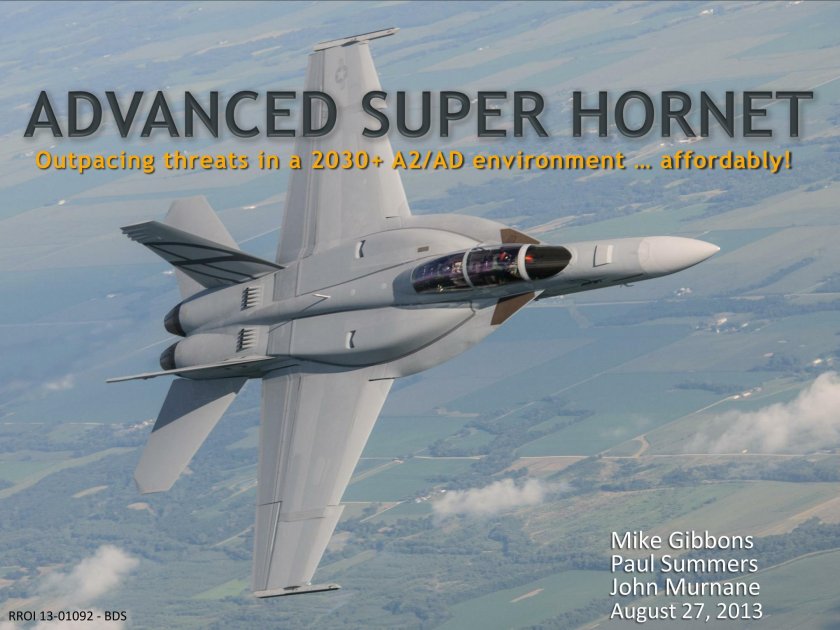 F 18 Advanced super Hornet